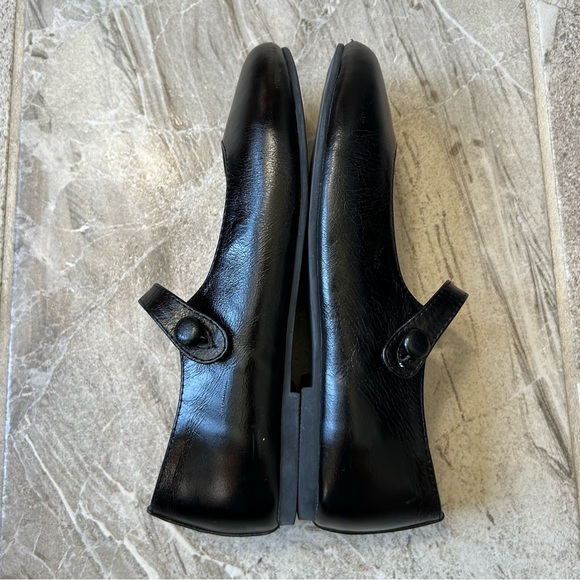 Camille Kids Black Leather Mary Janes, Size 36 EU, 4 US - Picture 5 of 11
